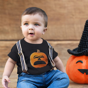 Jack o' Lantern Unglückliches Gesicht, Halloween P Baby T-shirt