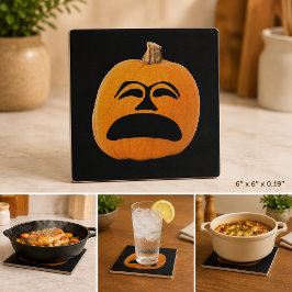 Jack o' Lantern Unglückliches Gesicht, Halloween P Fliese