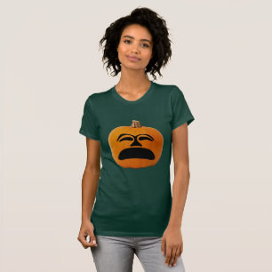 Jack o' Lantern Unglückliches Gesicht, Halloween P T-Shirt