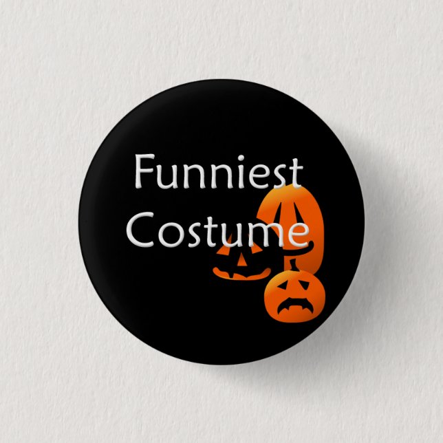 Jack-o-Lanterns, das berühmteste Kostümwettbewerb Button (Vorderseite)