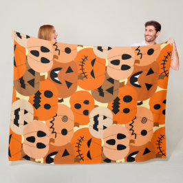 Jack-o-Lanterns Fleecedecke