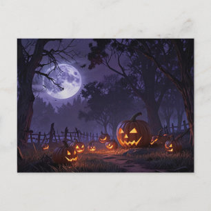 Jack O' Lanterns Halloween Postkarte