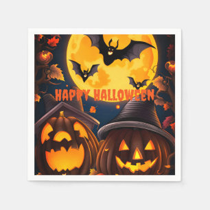 Jack-O-Lanterns Moon Serviette
