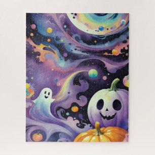 Jack-O'-Lanterns und freundliche Phantome im Weltr Puzzle