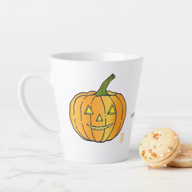 Jack-o-Laterne 12 oz. Milchtasse (Beispiel)