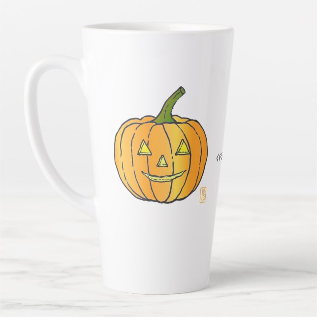 Jack-o-Laterne 17 oz. Milchtasse (Links)