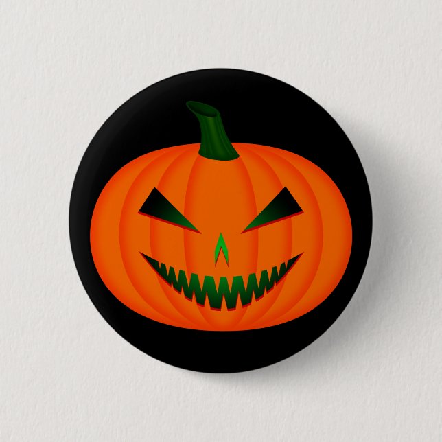 Jack-O' Laterne I Button (Vorderseite)