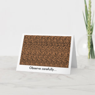 Jack-o' Laternen-Stereogramm Karte