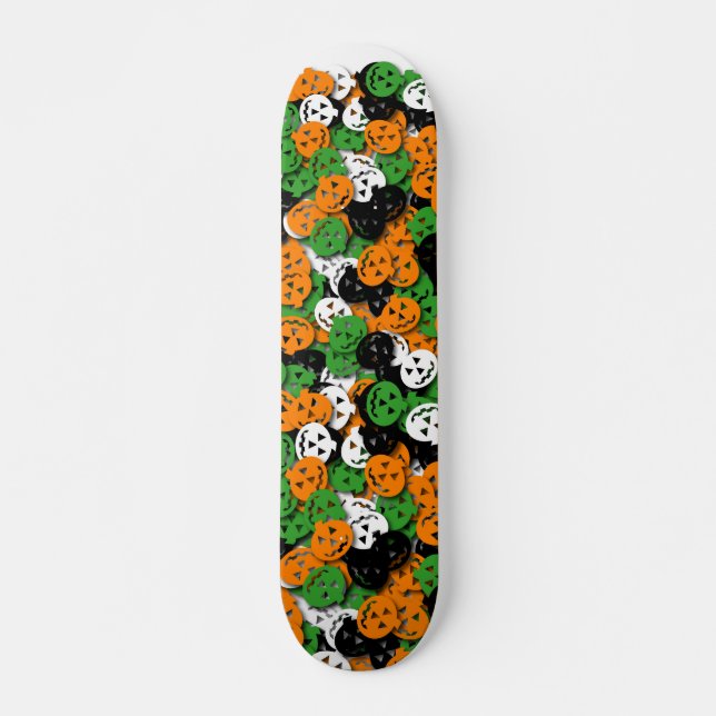 Jack O'Lantern ConfettiSkateboard Skateboard (Vorne)