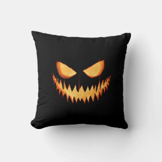Jack O'Lantern Face Halloween Kissen
