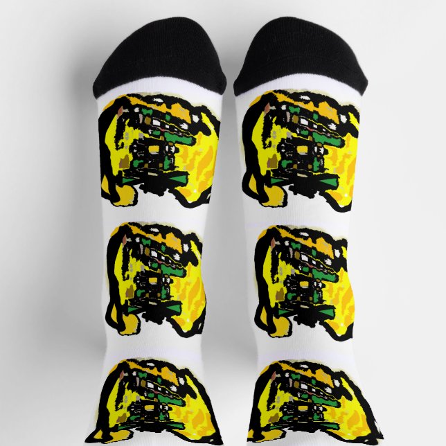 Jack o'lantern Funny Socken (Oben)