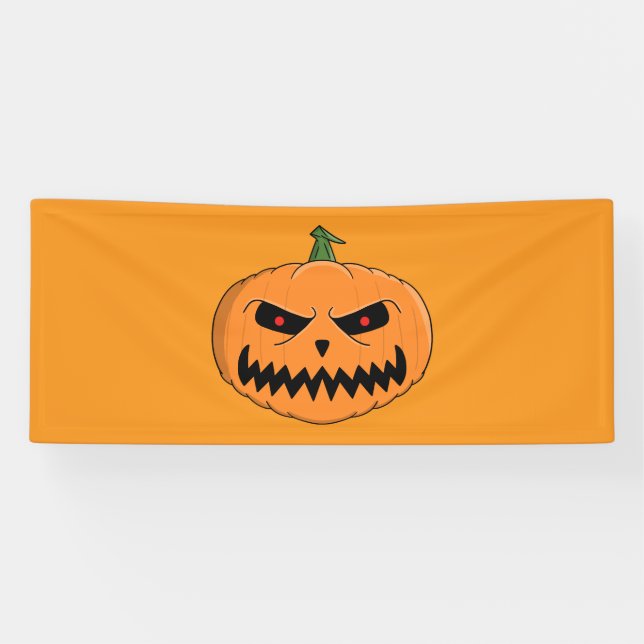 Jack O'Lantern Halloween Banner (Horizontal)