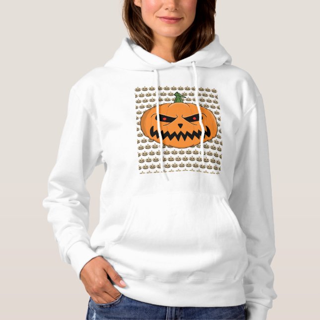 Jack O'Lantern Halloween Hoodie (Vorderseite)