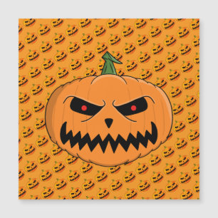 Jack O'Lantern Halloween Magnetkarte