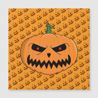 Jack O'Lantern Halloween Magnetkarte