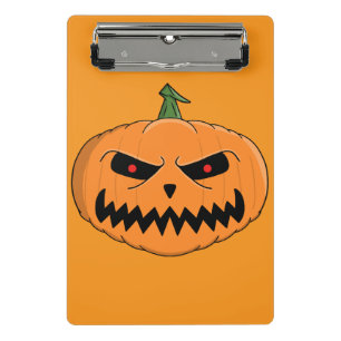 Jack O'Lantern Halloween Mini Klemmbrett