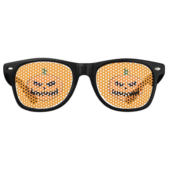 Jack O'Lantern Halloween Partybrille (Vorderseite)