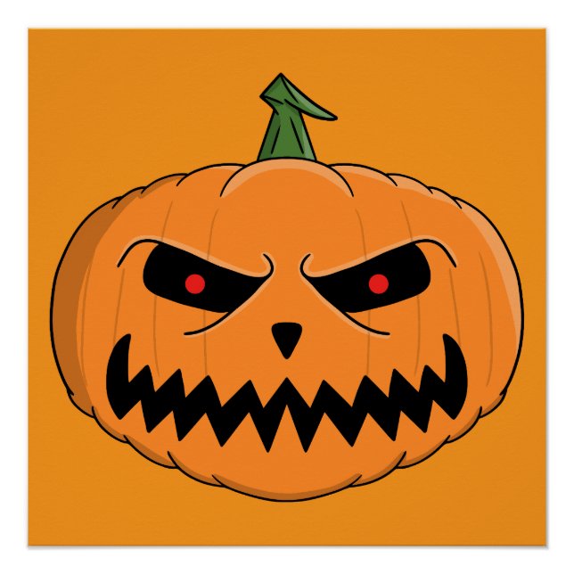 Jack O'Lantern Halloween Poster (Vorderseite)