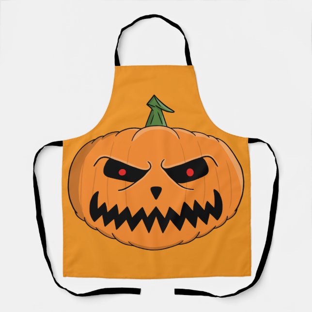 Jack O'Lantern Halloween Schürze (Vorderseite)