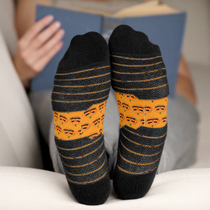 Jack O'Lantern Halloween Socken