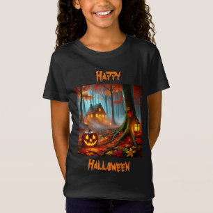 Jack O'Lantern im Spooky-Wald zu Halloween T-Shirt