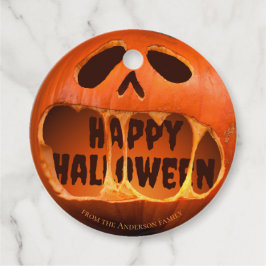 Jack o'lantern Kürbiskürbis Halloween Dekoration Geschenkanhänger