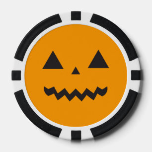 Jack O'Lantern Poker Chip