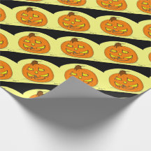 Jack o'Lantern Wrapping Paper