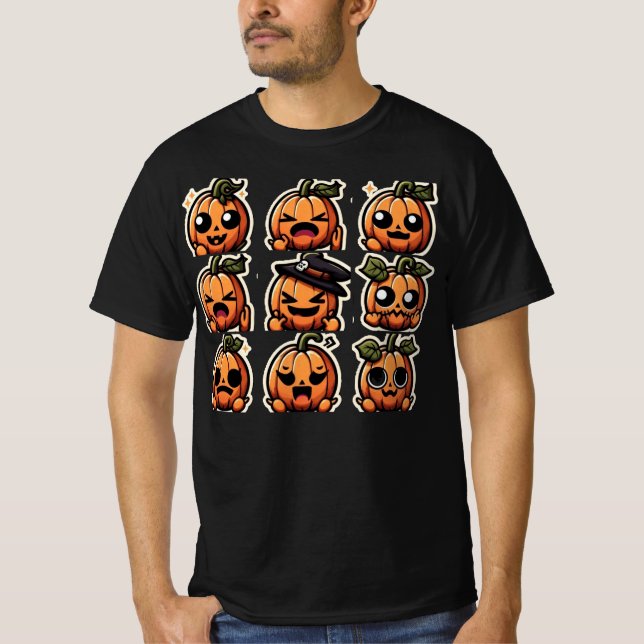 Jack o'lanterns Emote T - Shirt (Vorderseite)
