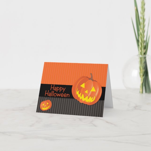 Jack O'Lanterns! Karte (Vorderseite)