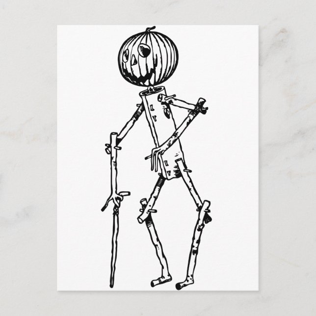 Jack Pumpkinhead Postkarte (Vorderseite)