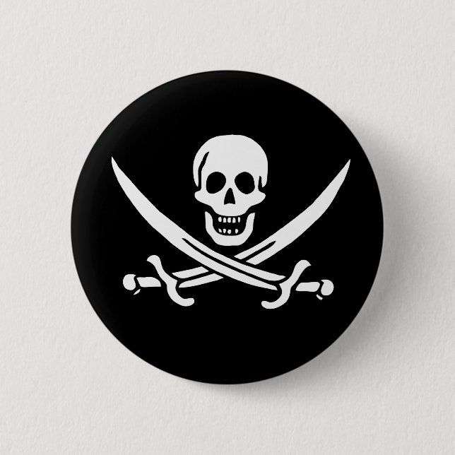 Jack-Rackham-Knopf Button (Vorderseite)