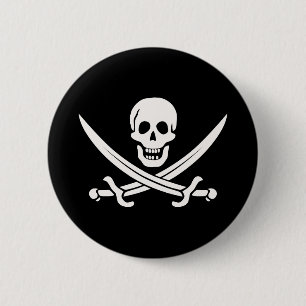Jack Rackham Pirat Button