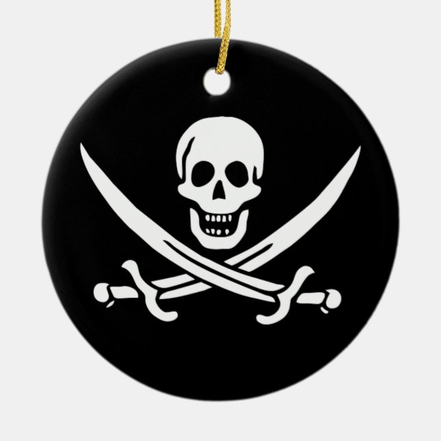 Jack Rackham Pirate Keramikornament (Vorne)