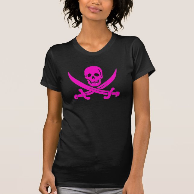 Jack-Rackham-Rosa T-Shirt (Vorderseite)