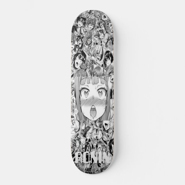 JACK RONIN APEX MÄDCHEN SCHWARZE Skateboarddecke Skateboard (Vorderseite)
