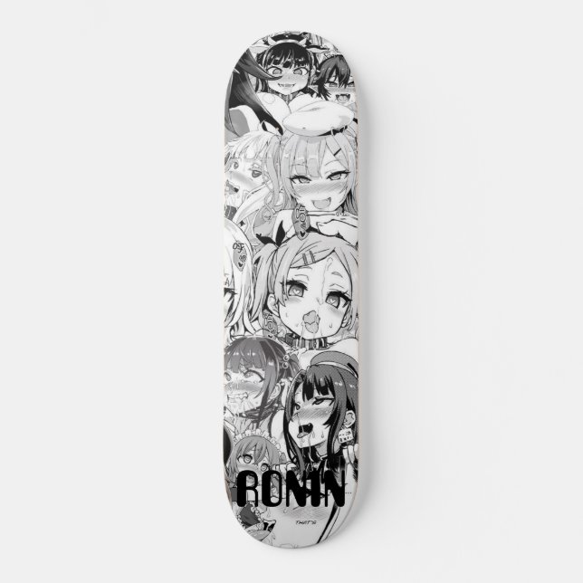 JACK RONIN APEX MÄDCHEN SCHWARZE Skateboarddecke Skateboard (Vorderseite)