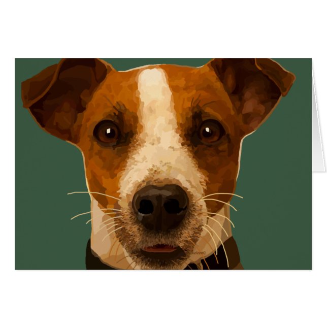 Jack Russel Cosby Card (Vorderseite (Horizontal))