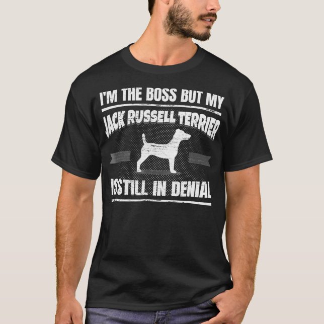 Jack Russel Terrier Dog Training Funny Dog Lover T-Shirt (Vorderseite)