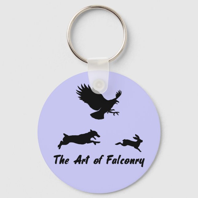 Jack Russel und Falconry Schlüsselanhänger (Vorderseite)