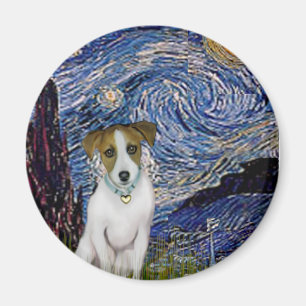 Jack Russell 10 - Sternennacht Magnet
