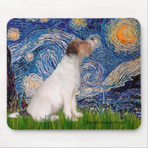 Jack Russell 5 - Sternennacht Mousepad