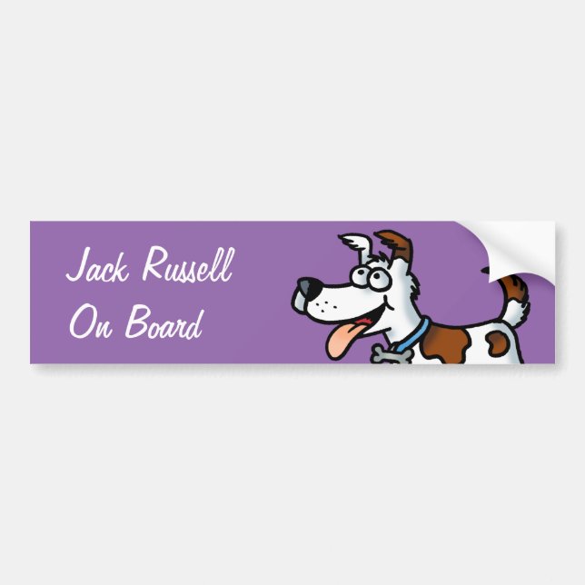 Jack-Russell-Autoaufkleber Autoaufkleber (Vorne)