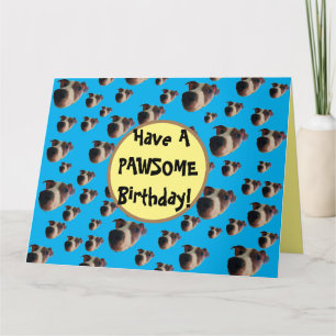 Jack Russell Birthday Card Karte