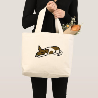 Jack Russell Cartoon Bag Jumbo Stoffbeutel