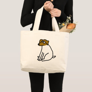 Jack Russell Cartoon Bag Jumbo Stoffbeutel