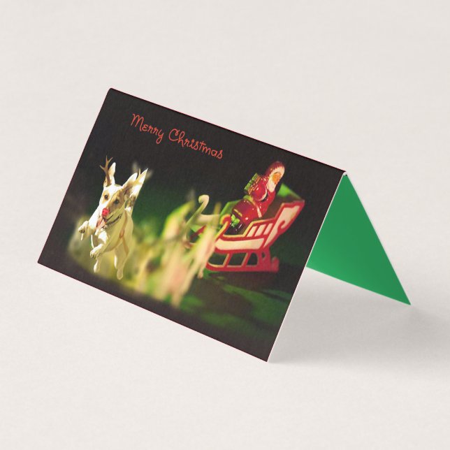 Jack Russell Christmas Dreams Holiday Card (Vorderseite)