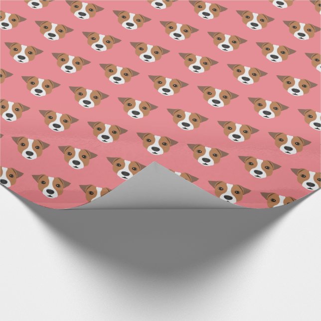 Jack Russell Dog Geschenkpapier (Ecke)