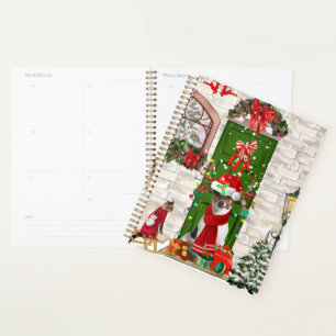 Jack Russell Dog Weihnachten Planer