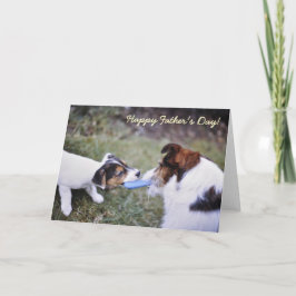 Jack Russell Father's Day Card Karte